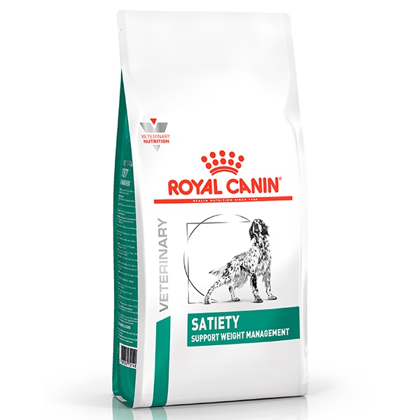 Ração Royal Canin Veterinary Nutrition Satiety para Cães Adultos - 10,1Kg em Oferta na Shopee