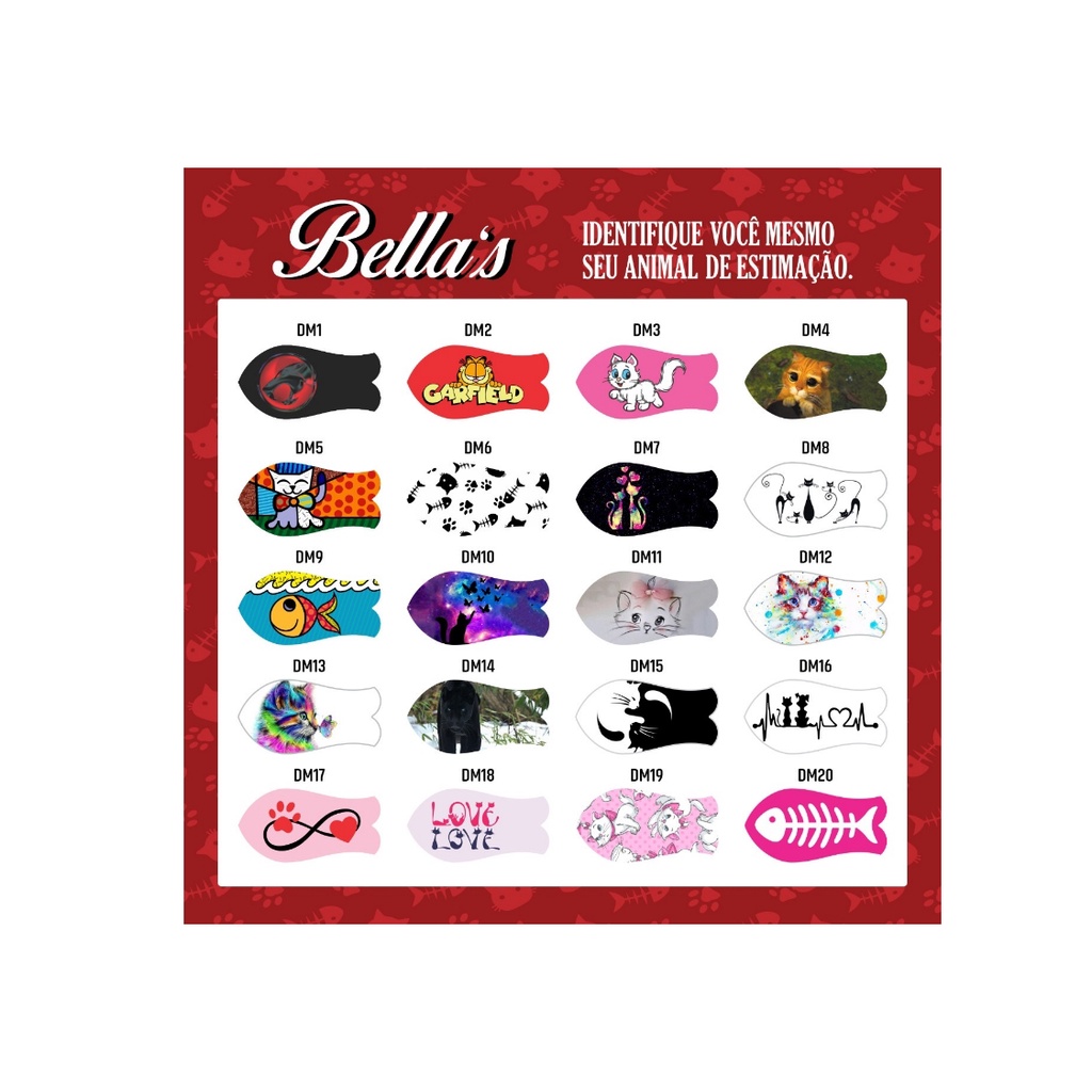 Placa Identificadora Para Gatos – Plaquinha Para Gatos – Plaquinha de identificação para pets