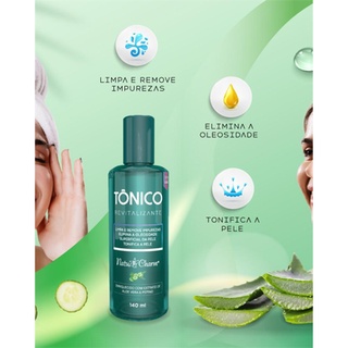 Tônico Facial Revitalizante 140ml Natu Charm