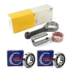 Kit Biela Completa E 2 Rolamento Virabrequim Cbx 200 Strada