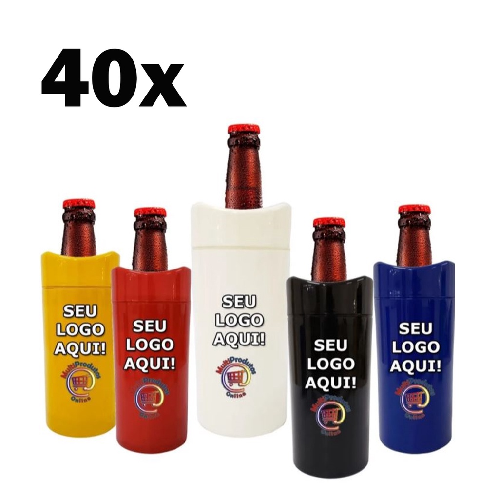 Porta Garrafa Camisinha Cerveja Litrão Personalizado 40 Und