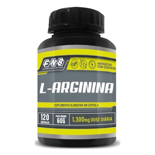 L - Arginina (1300mg Dose) 120 Cápsulas FNB Sports Nutrition