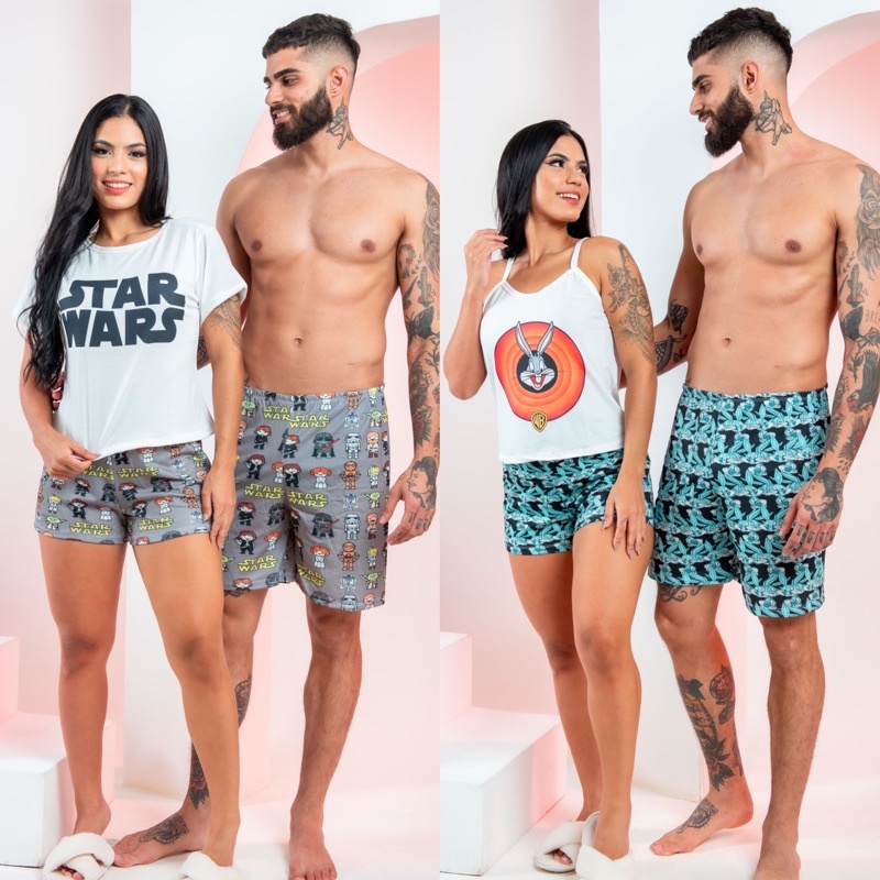 Pijama de Casal I Kit Mozão