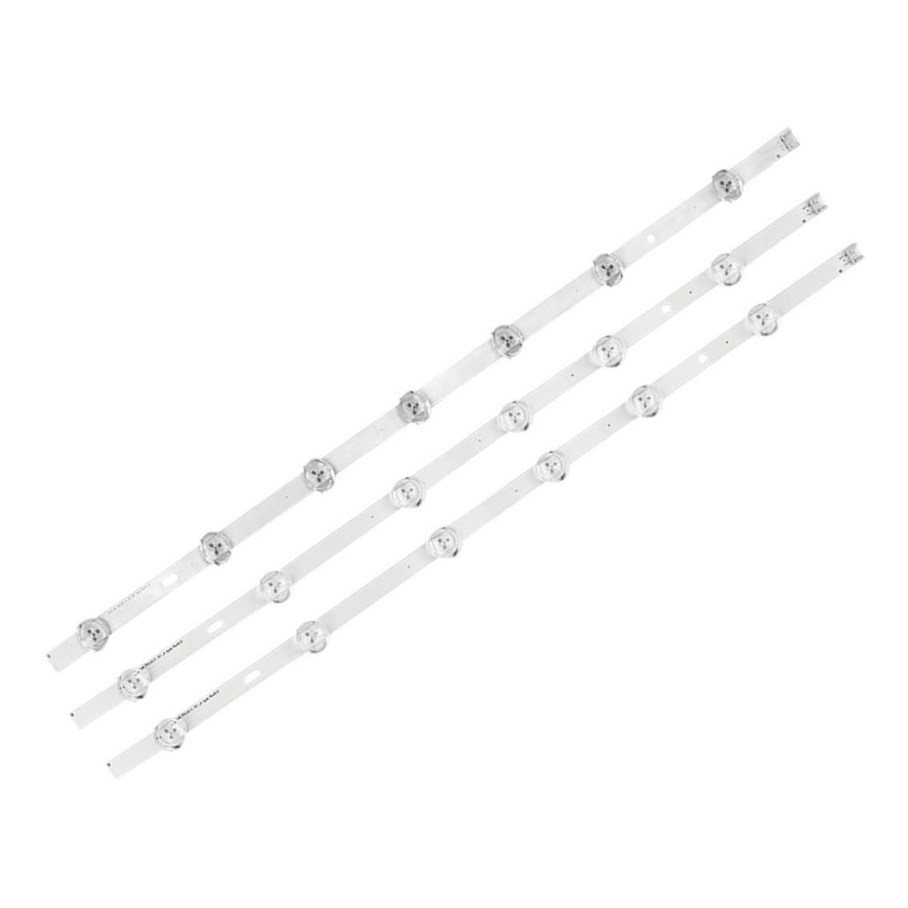 KIT BARRAMENTO DE LED 32LN546B - 32LN 546B - 2 BARRAS 6 LEDS - 1 BARRA 7 LED