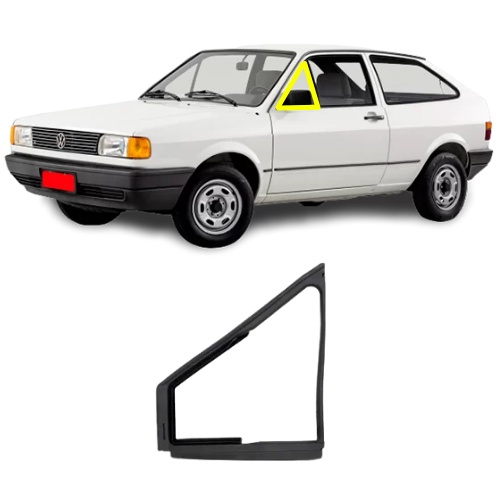 Borracha Ventarola Quebra Vento Gol Parati Voyage Saveiro 1988 1989 1990 1991 1992 1993 1994