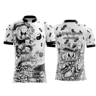Camiseta de quebrada tio patinhas favela money cash preto e branco novo #44