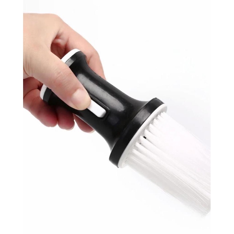 Espanador Pincel Talqueira Grande Pino Dosador Profissional