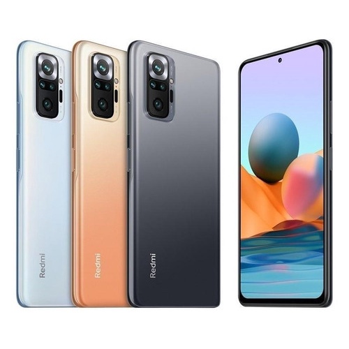 Xiaomi Redmi Note 10 Pro (Global) Dual SIM 128 GB cinza-ônix 6 GB RAM . .