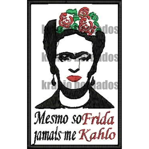 FRIDA KAHLO FEMINISTA PATCH BORDADO ENVIO IMEDIATO