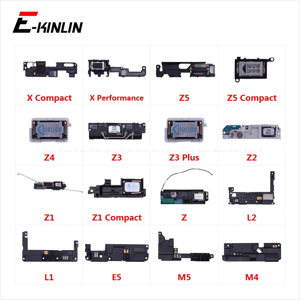 Campainha Alto-Falante Cabo Flexível Para Sony Xperia Z5 Z4 Z3 Plus Z1 Z M5 M4 E5 L2 L1 X Peças De Reparo De Desempenho