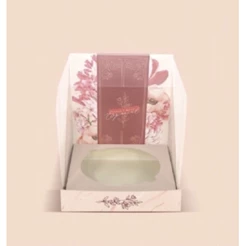 10 caixas panetone com visor acetato 17x17x20 500 g linha rose