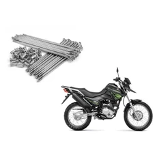 Jogo De Raio Dianteiro Yamaha Xtz 150 Crosser - Cromado 3.6mm / 4mm