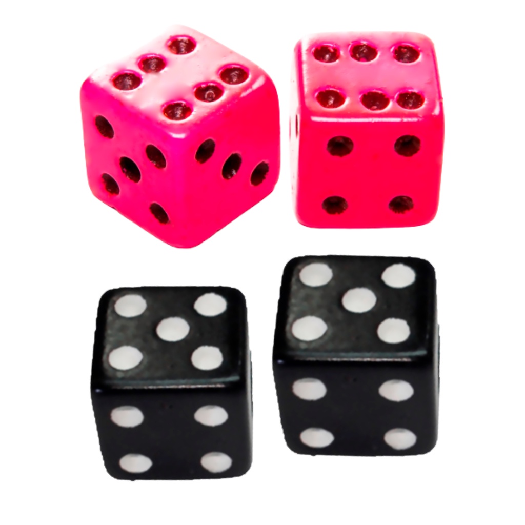 Tampa Válvula Bico Pneu Bicicleta Moto Carro Pino Capa Bike Dadinho (PAR)