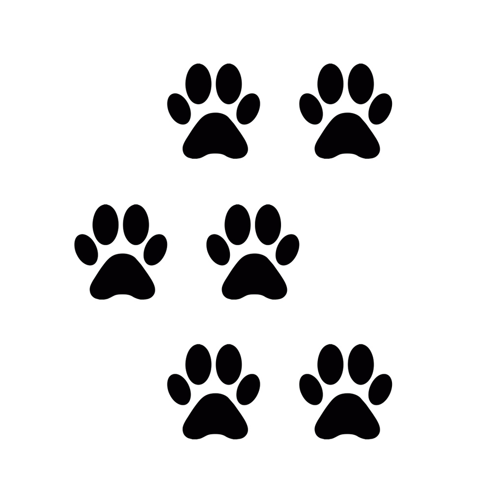 Adesivo Patinhas Cachorro Gato Adesivo Pet Recorte Patinhas Para Carro Moto
