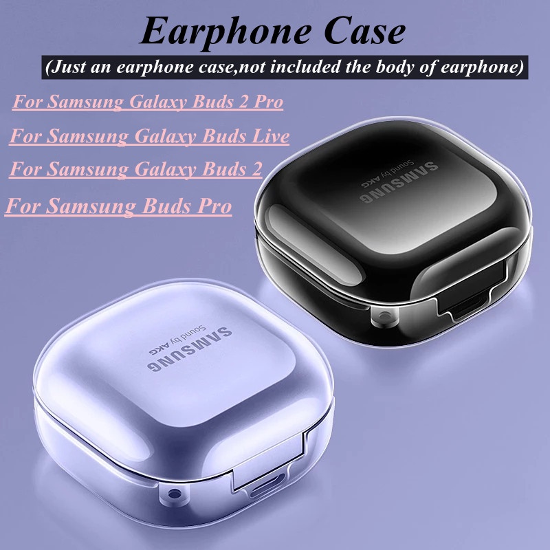 Capa De Silicone Com Gancho Para Samsung Galaxy Buds 2/Live/Pro/2 Pro