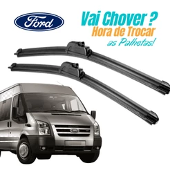 Par de Palheta Limpador Parabrisa Ford Transit 2009 2010 2011 2012 2013 a 2019