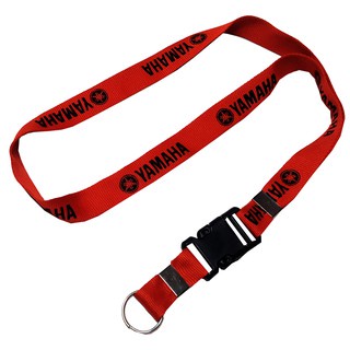 Cordão Moto Pescoço Fecho Engate Rápido Crachá Chaveiro Yamaha vermelho em Oferta na Shopee