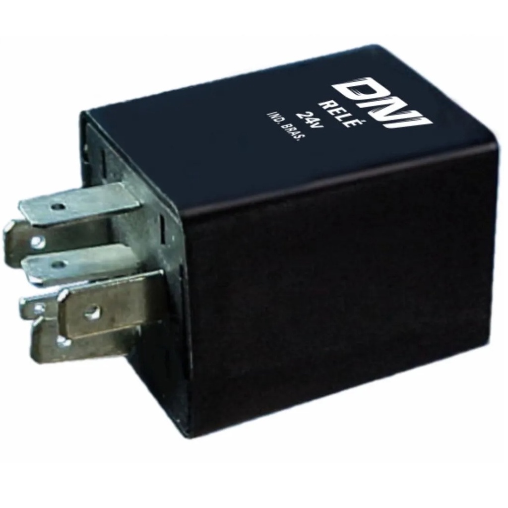 Relé Comutador Pulso Positivo, Saida P/led 6 Term, 24v 0422