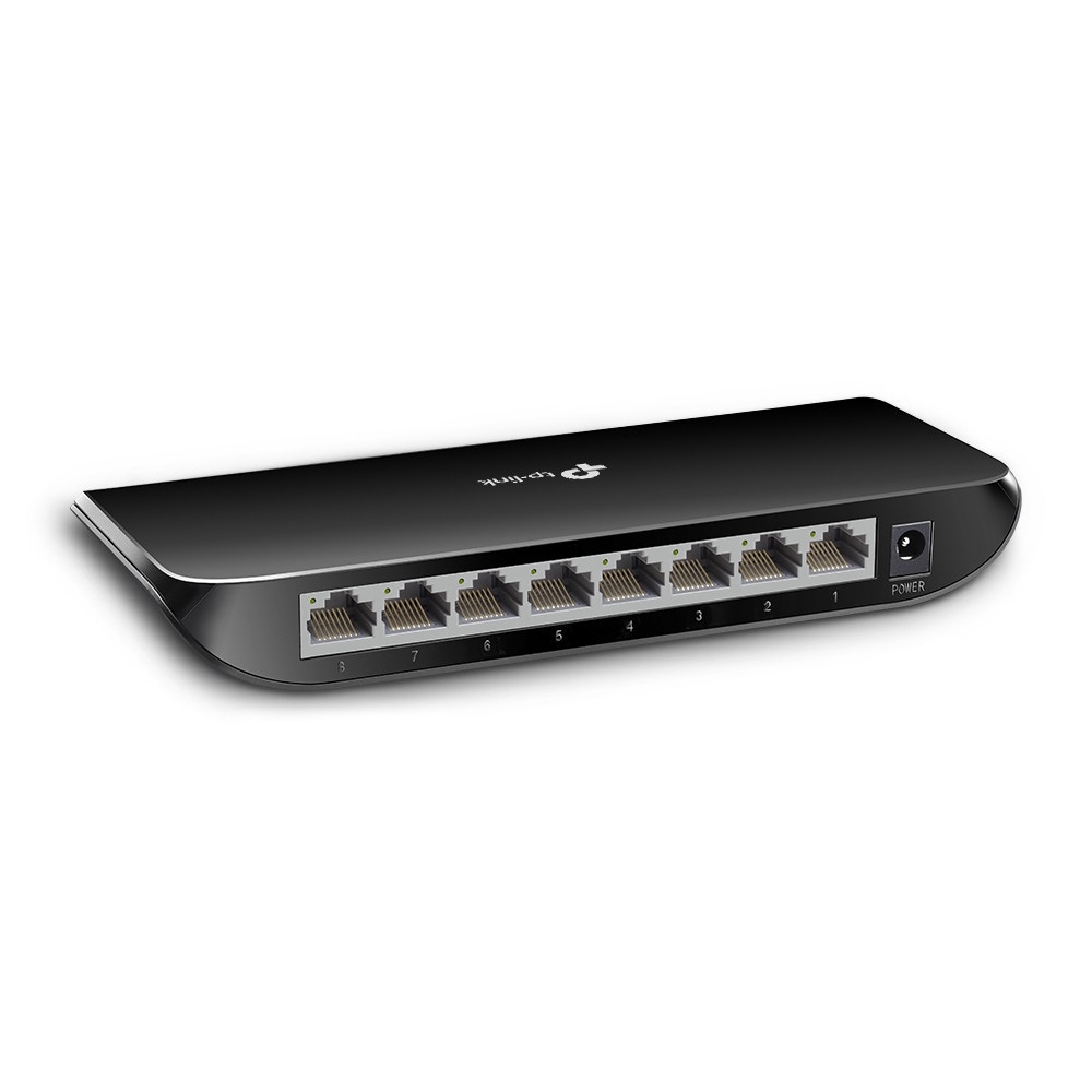 Hub Switch 8 Portas Gigabit Tp-link Sg1008d 10/100/1000 Mbps