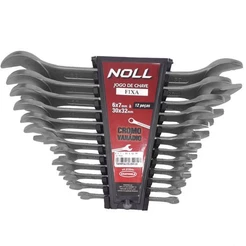 Jogo de Chaves Fixas 12 peças 6 X 7 30 X 32mm 407,0002 NOLL