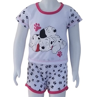 Pijama infantil menina baby dool infantil feminino manga curta verão short doll verao malha