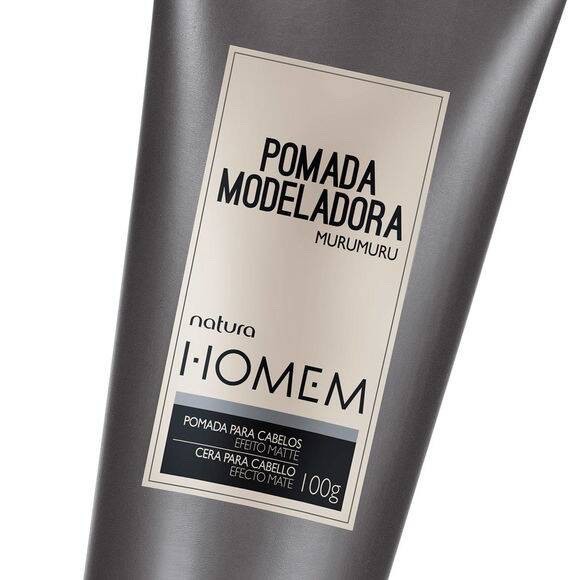 Pomada Modeladora Natura Homem - 100g Produto Original | Shopee Brasil