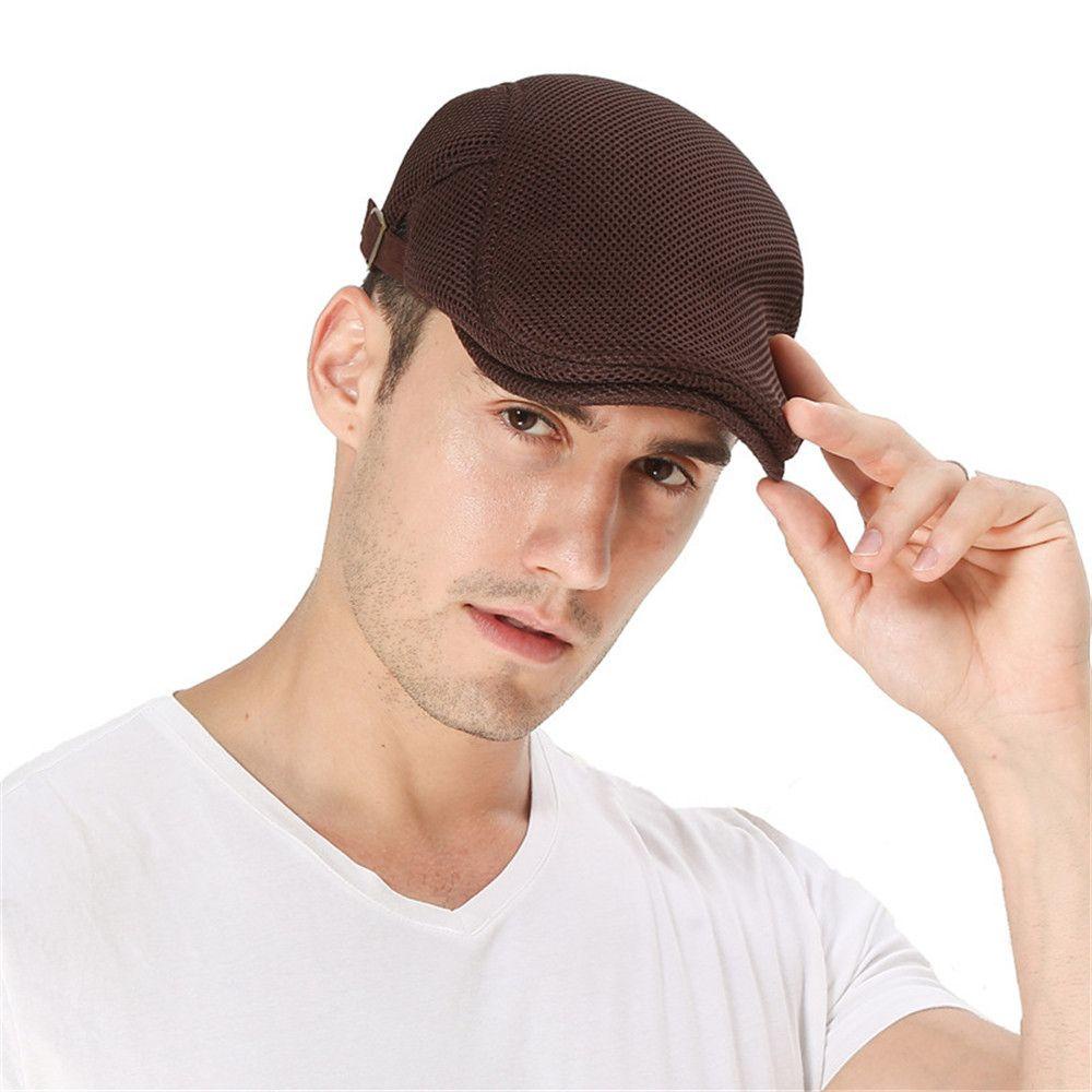 SUBEI Chapéu De Boina Homem Newsboy Mesh Golf — imagem 2 de 2