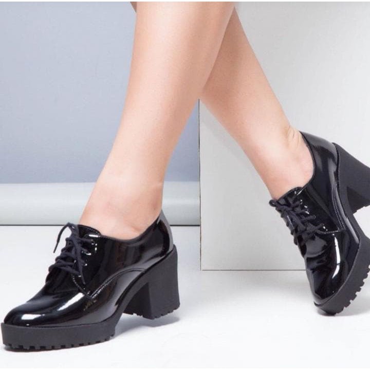 Oxford Feminino Sapato Feminino Tratorado em Oferta na Shopee