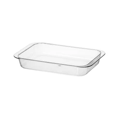 Travessa Acrílica Retangular 200x300mm Petisqueira Saladeira Três Triangulos