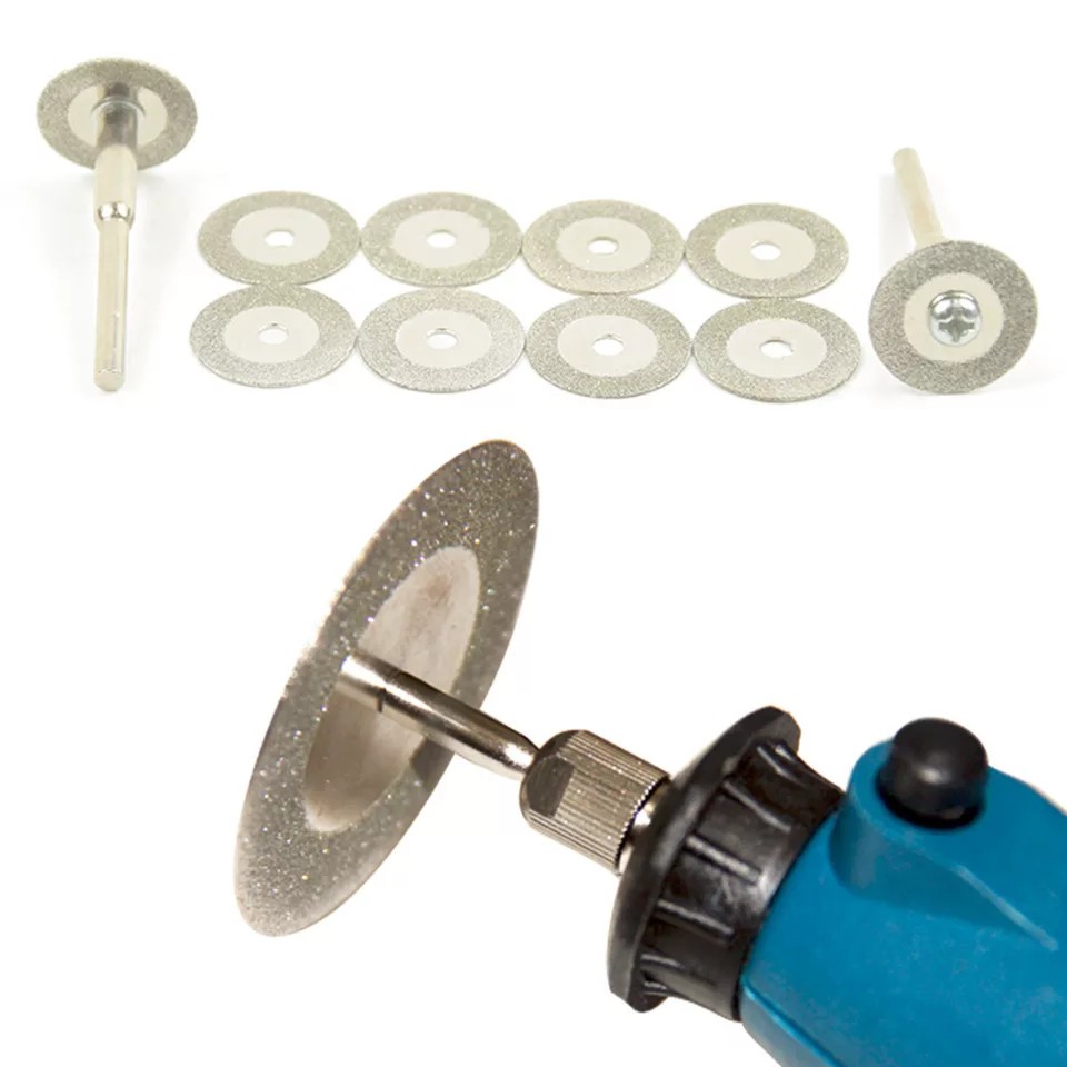 10 Discos Corte Diamantado 30mm Mini Micro Retifica Dremel