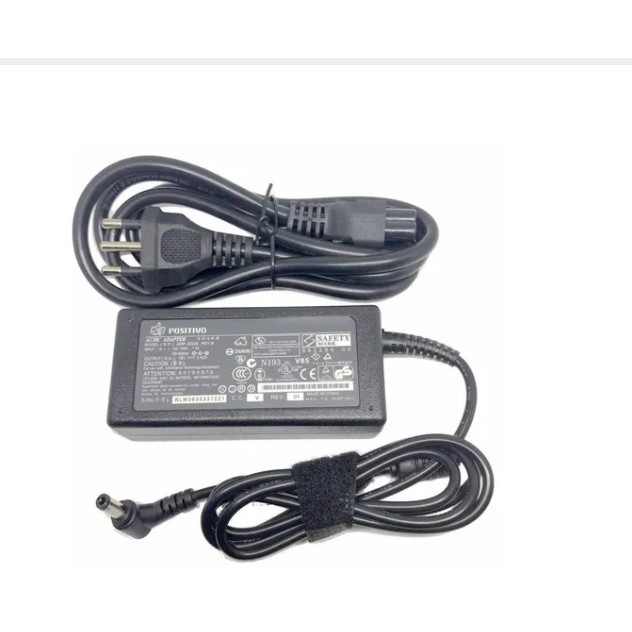 Fonte Notebook Positivo 19v 3.42a N193 Cce Sti Carregador Energia Alimentação 110v 220v Bivolt