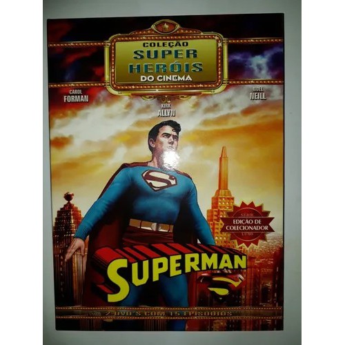 Dvd Duplo Coleção Super Heróis Do Cinema - Superman ( 1749 )
