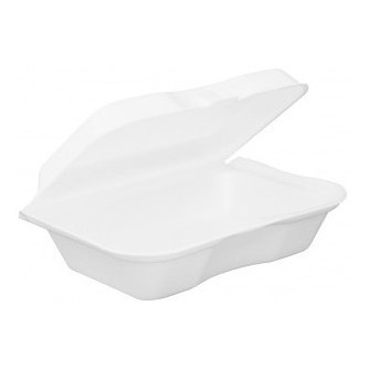 Lancheira Isopor 100un 23 X 15 X 6cm J1 Tampa Arti