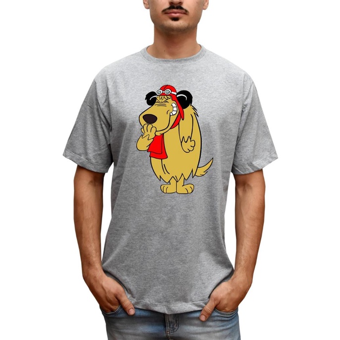 Camiseta Camisa corrida maluca camiseta Muttley em Oferta na Shopee