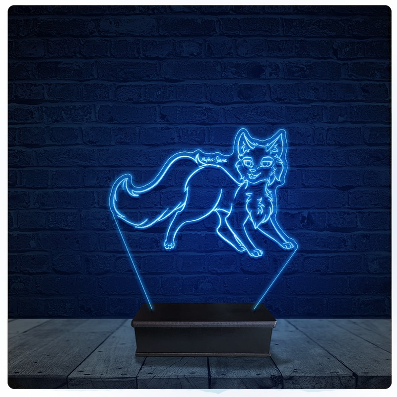 Luminária Led Acrilico Abajur - Gato Pet Shop 24