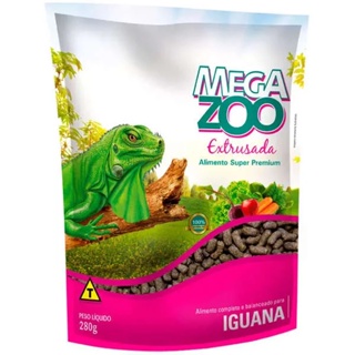 Ração Extrusada P/ Iguana E Répteis Herbívoros 280g -Megazoo em Oferta na Shopee