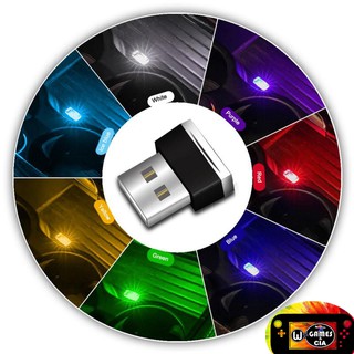 Mini Luz de Led Usb para Carro / Lâmpada de Led Usb P/ Carro/Notebook/Vídeo Games/ Power Bank / Luz de Led Decorativa