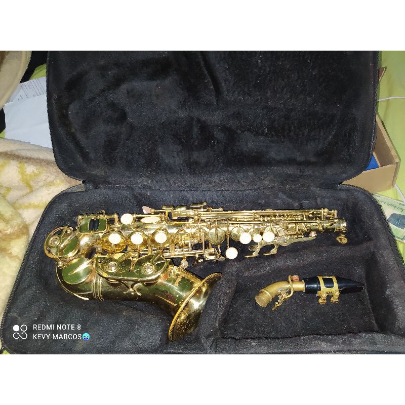 sax soprano curvo Shopee Brasil