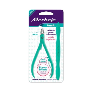 Alicate para Cutículas Basic Verde Merheje