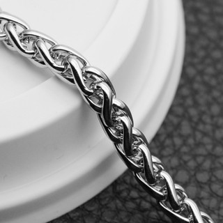 Corrente Cordão Em Aço Inox Masculino Fio Meia Corda 60cm, 3mm