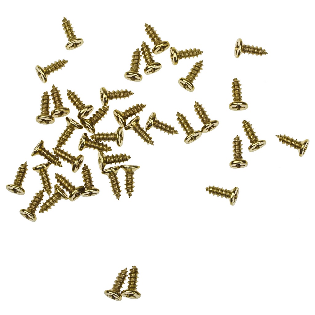 kit 100 Mini Parafuso Para Fixação 6 mm e 8 mm serve para bau caxinha MDF Chato I Artesanato I Cartonagem