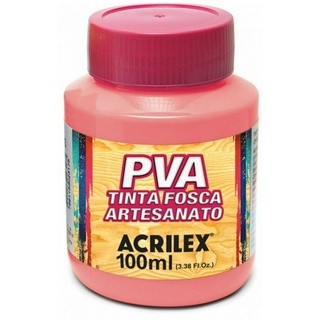 Tinta Fosca para Artesanato PVA 100ml Rosa Chá Acrilex