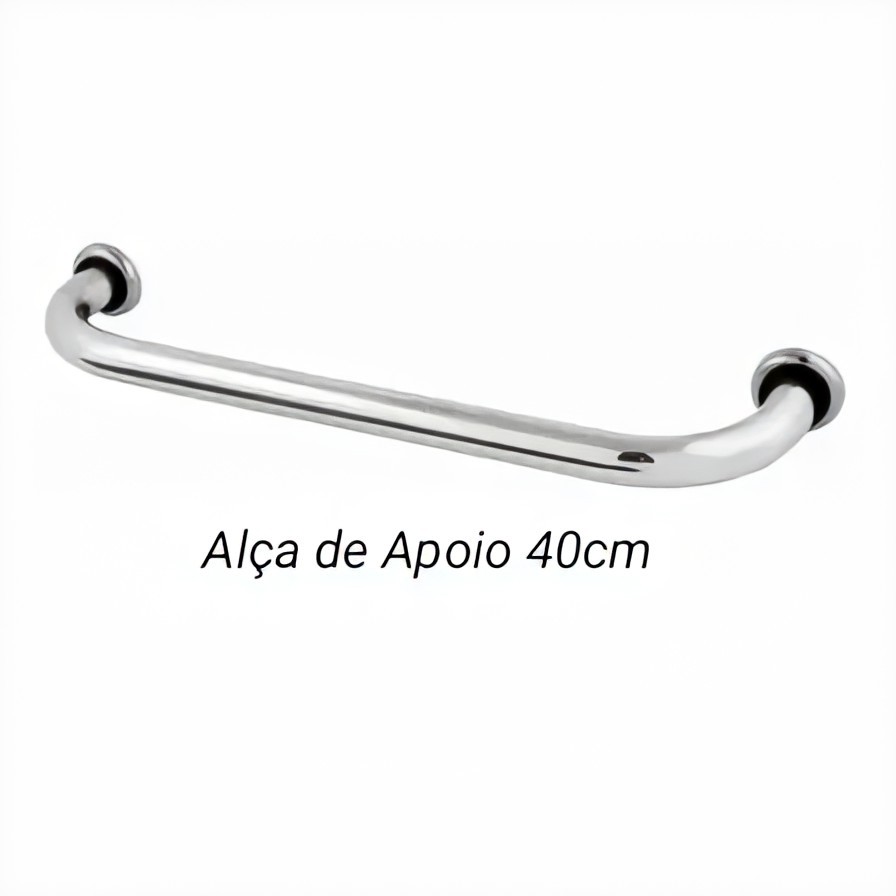 Alça de Apoio 40cm idoso Portador necessidades especiais gestante para banheiro ou corredor ABNT em Oferta na Shopee
