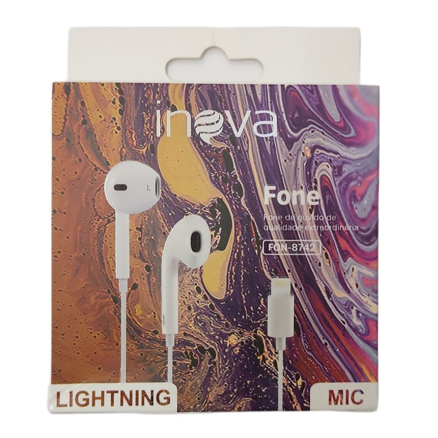 Fone De Ouvido iPhone Lightning FON-8742