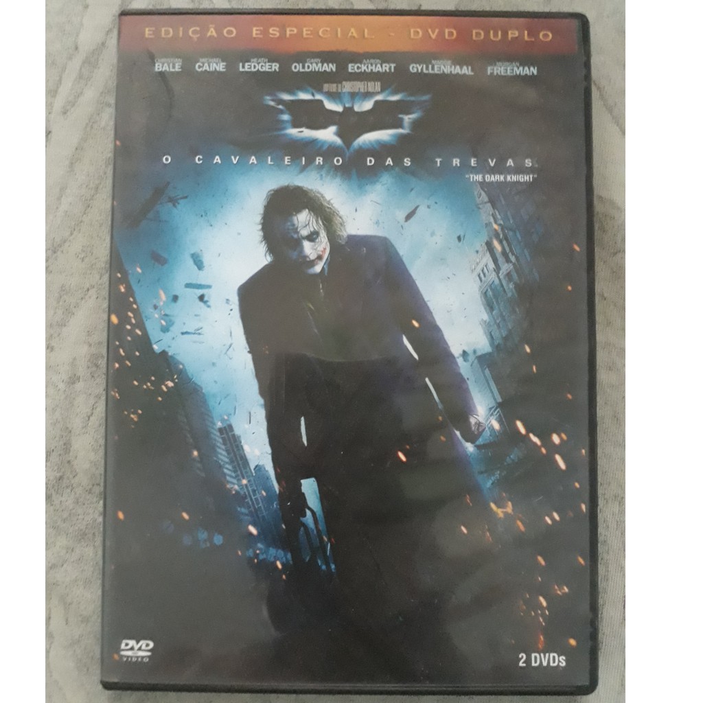 DVD FILME BATMAN - O CAVALEIRO DAS TREVAS - EM ÓTIMO ESTADO