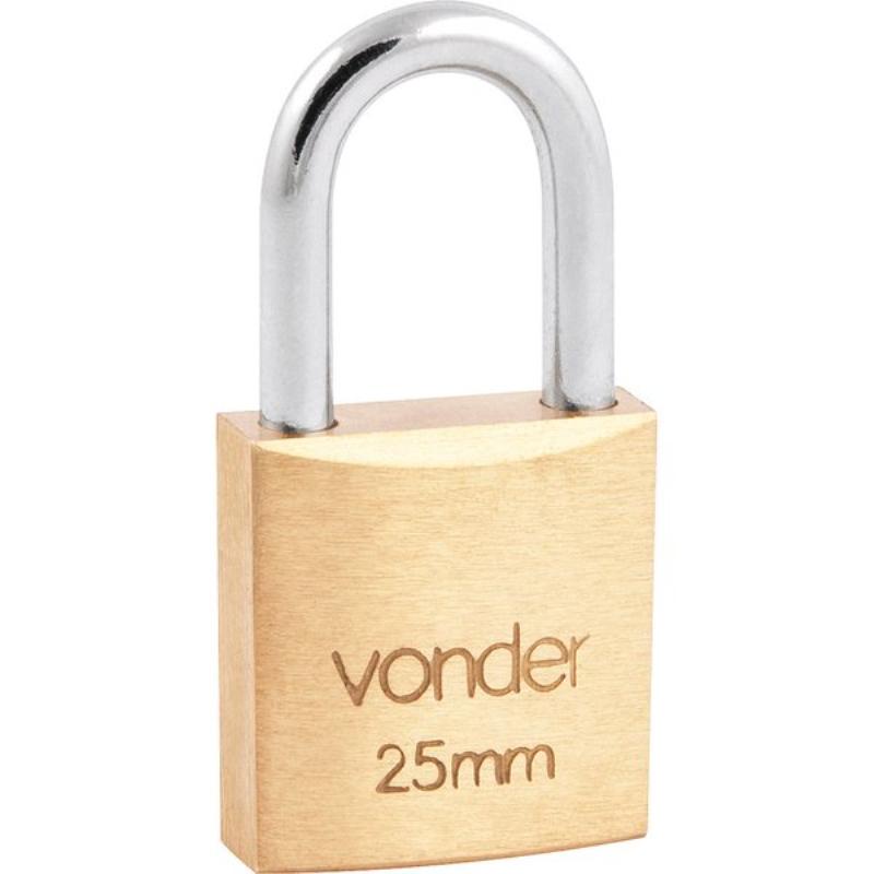 Cadeado de Latão 25 MM VONDER - Home & Living