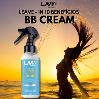 FINALIZADOR CAPILAR BB CREAM 10em1 Proteção Térmica e Proteção Solar Desembaraçante 120ml.