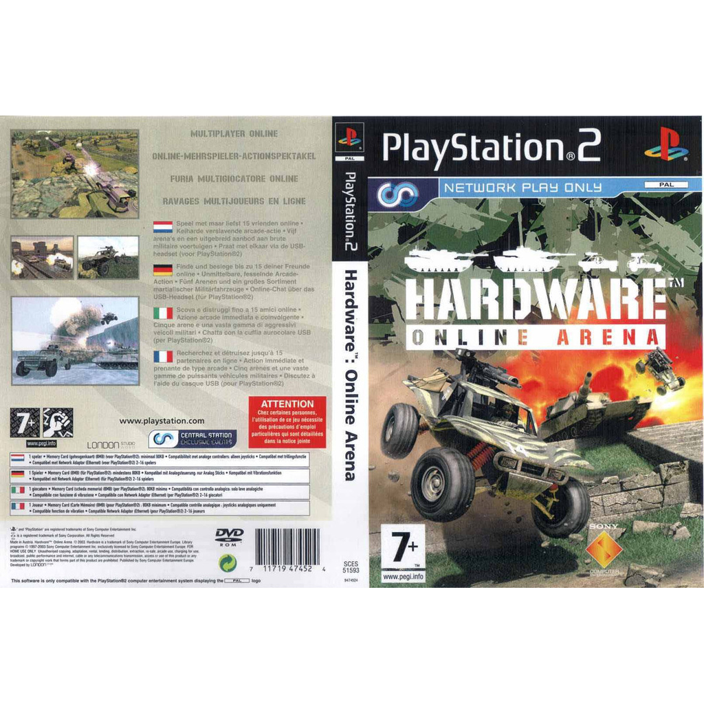 Jeu Vidéo HARDWARE ONLINE ARENA Pour PlayStation 2 (PS2) - Version PAL, Bon état