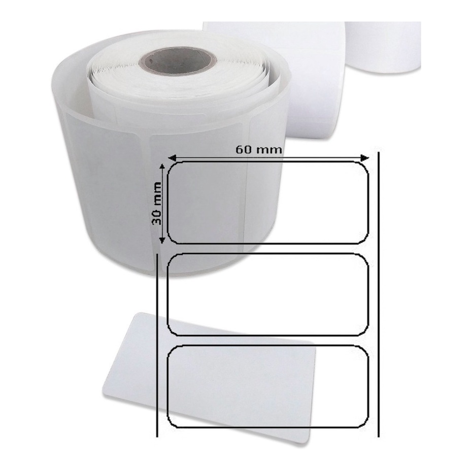 Etiqueta Térmica 60x30 para Filizola Zebra Elgin 4 Rolos