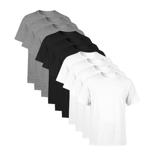 Promoção Kit 10 Camisetas SSB Brand Masculina Lisa Premium 100% Algodão